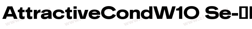 AttractiveCondW10 Se字体转换